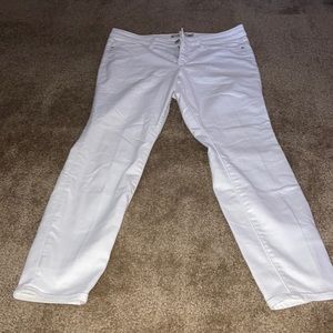 Athleta White Skinny Jeans Size 12